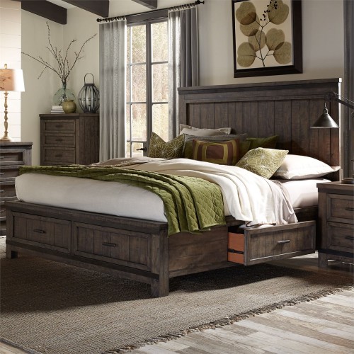 THORNWOOD HILLS TWO SIDED STORAGE BED